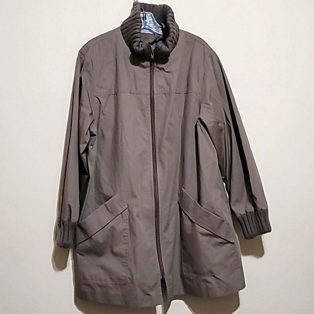 Khaki Women's Coat Sz 17/18